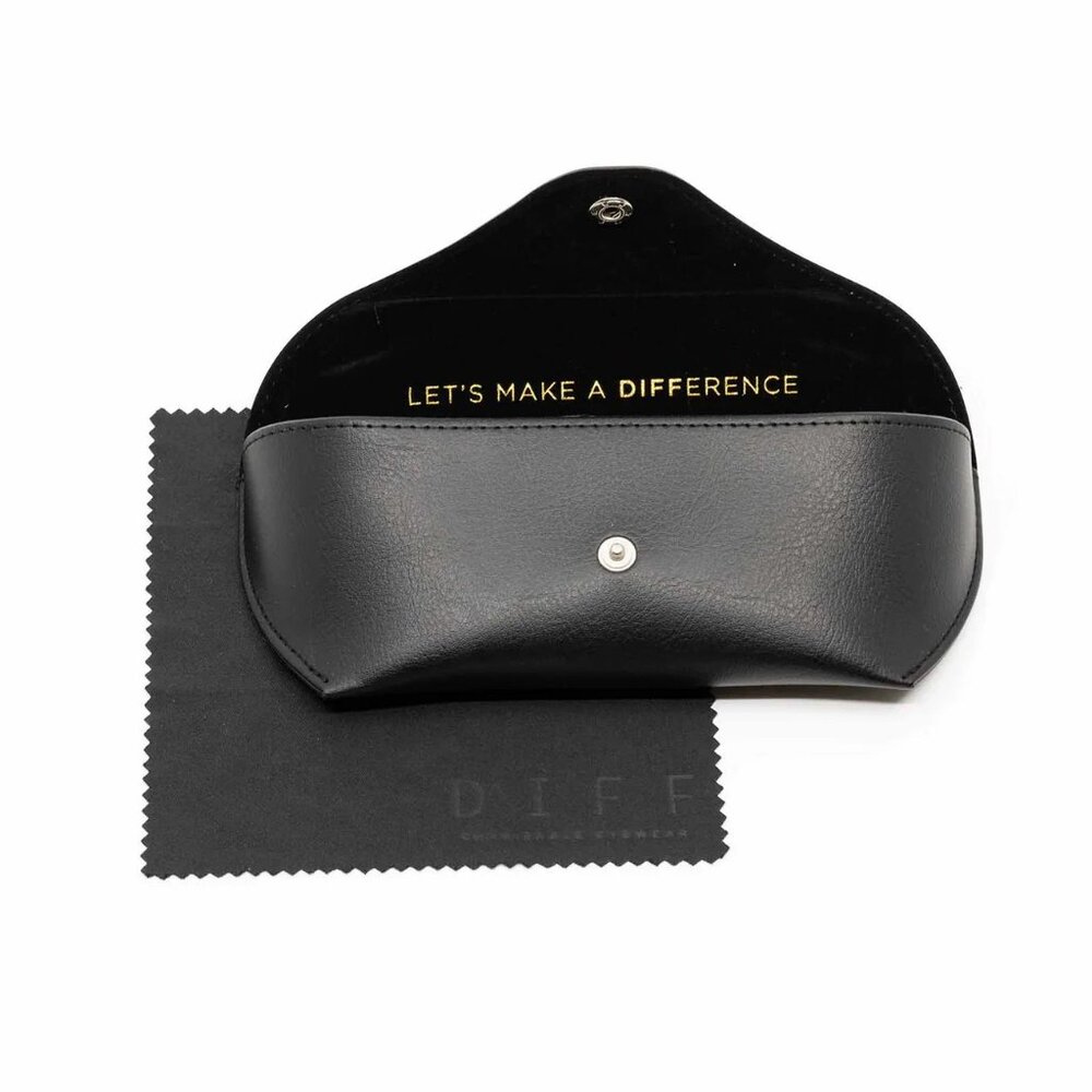 Diff Bella Polarized Oversized Tortoise Glasses - image 2